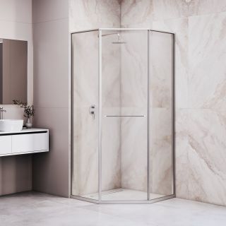 Душевой уголок RGW SV-82 33328288-11R  "R" 80x80 см хром